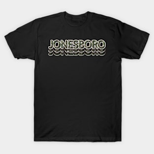 Jonesboro Arkansas Camo Military Style T-Shirt